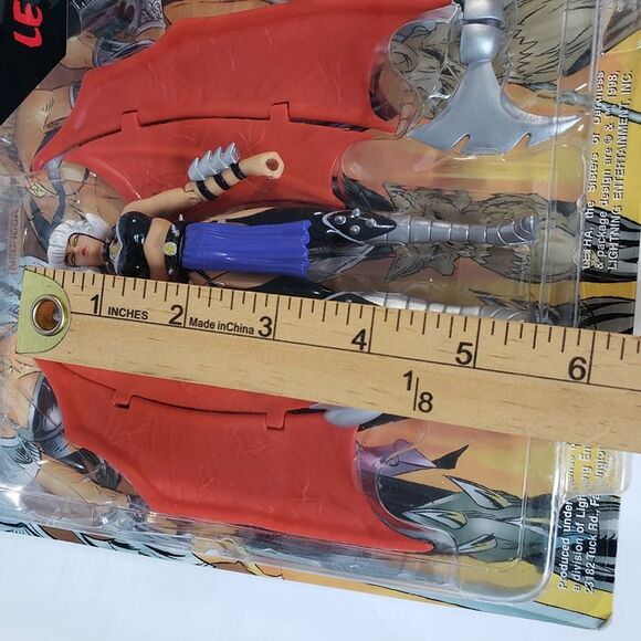 NEW Vintage 90s Sisters of Darkness Platinum Letha Action Figure Skybolt Toyz - Picture 8 of 8